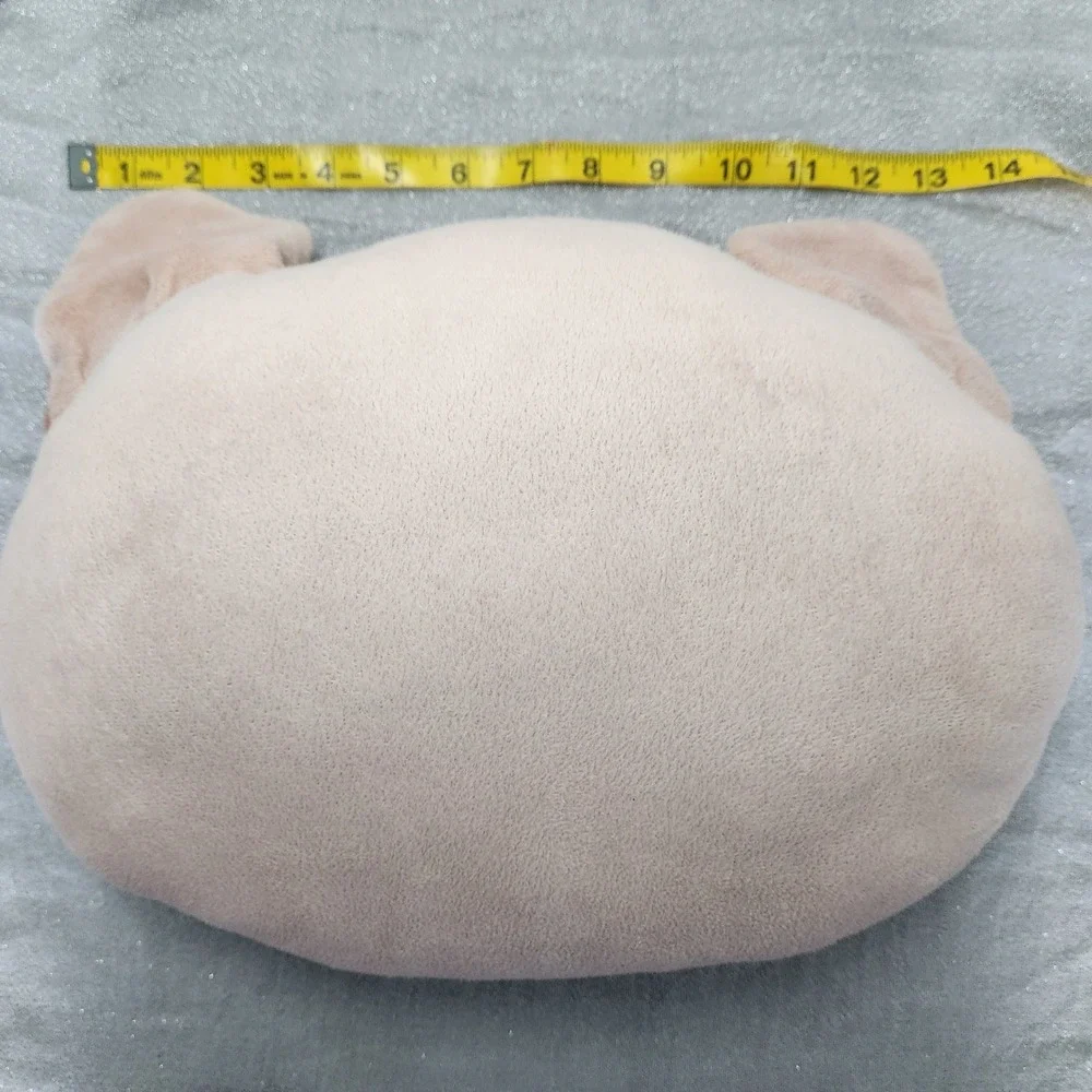 Realistic Cat Face Plush Throw‎ Pillow Blue Eyes Tabby Brown Beige Novelty Decor